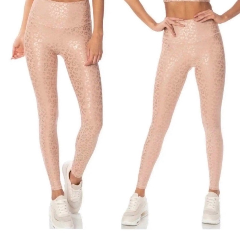 ZYIA ACTIVE High-Waisted Leopard Print Leggings